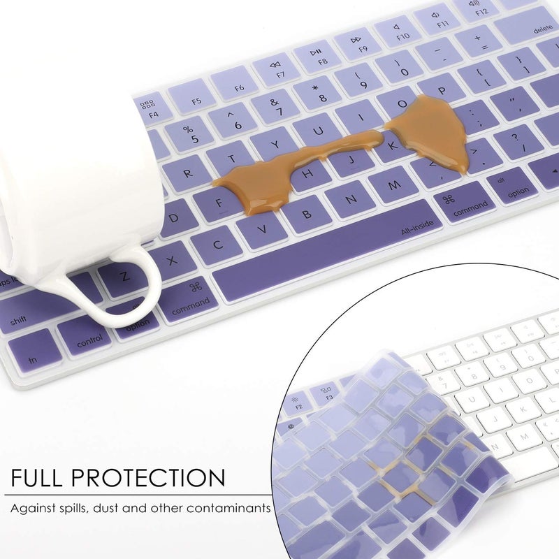 Allinside Ombre Deep Purple Cover for Apple Magic Keyboard (MLA22LL/A) with US Layout - Image 5